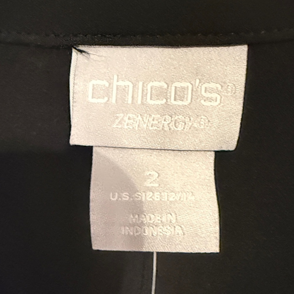 Chico's Elegant Black Top - Picture 2 of 8